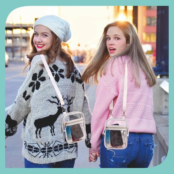Stadium Approved Crossbody Purse for Women - Clear Stadium Bag for Sporting Even - Picture 6 of 6